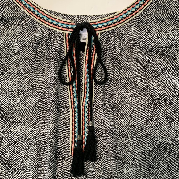 DR2 printed blouse short sleeve - size Large - Picture 4 of 7